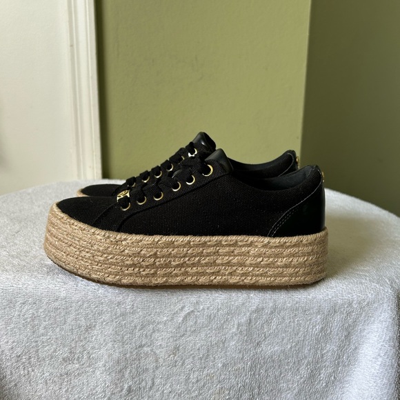 Michael Kors Black Espadrille Casual Shoes Sz 5 - Picture 7 of 14